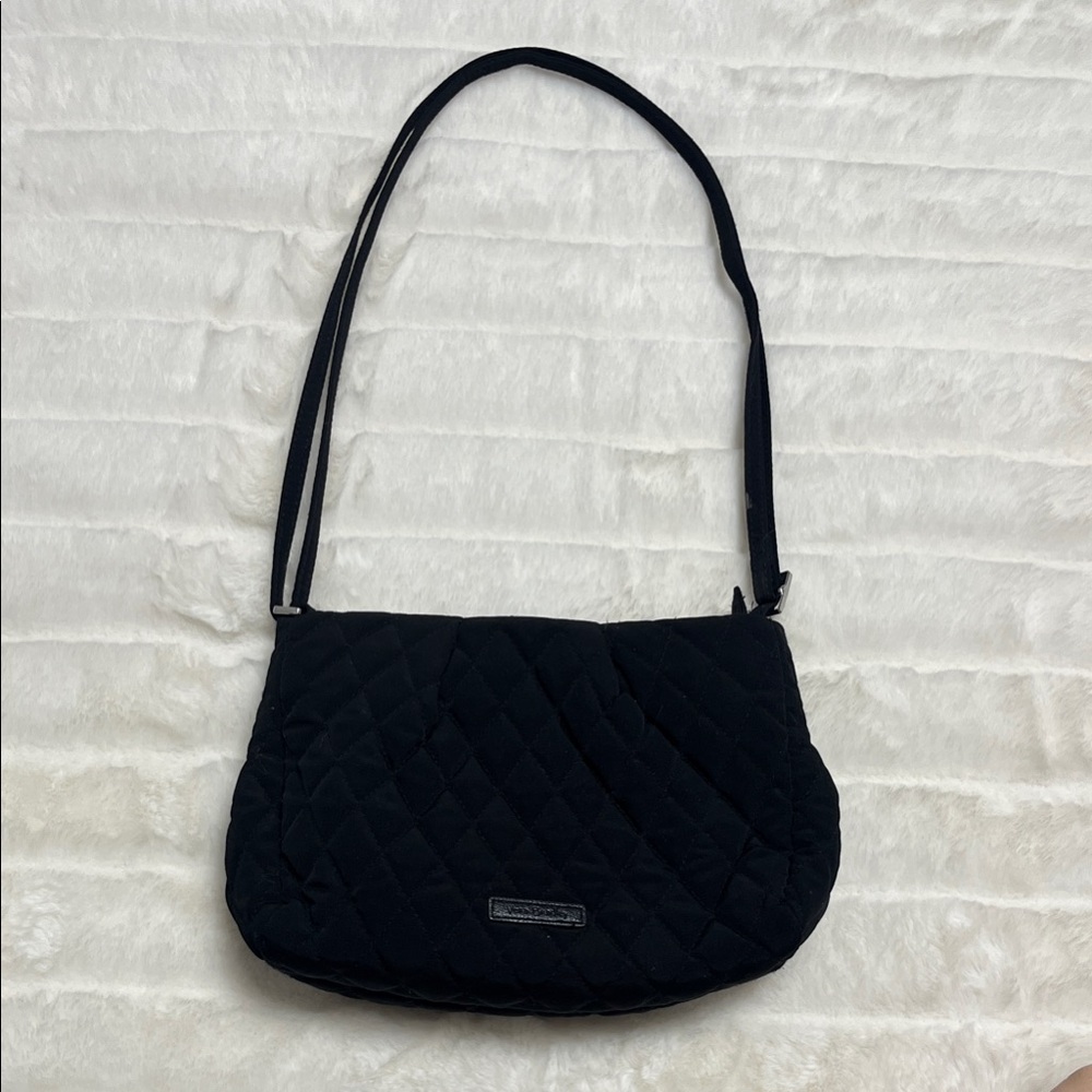 Vera Bradley Black Quilted Shoulder Bag